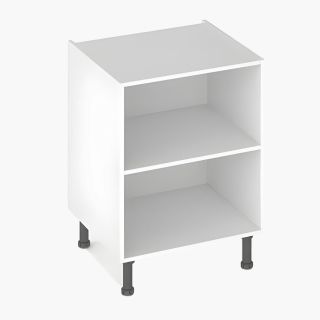 Mueble bajo de cocina blanco 70x60x58 cm