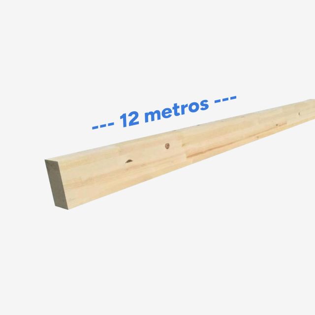 Viga De Madera Laminada De 12 Metros Ideal Para Estructuras Largas, Tejados Y Construcciones De Gran Envergadura