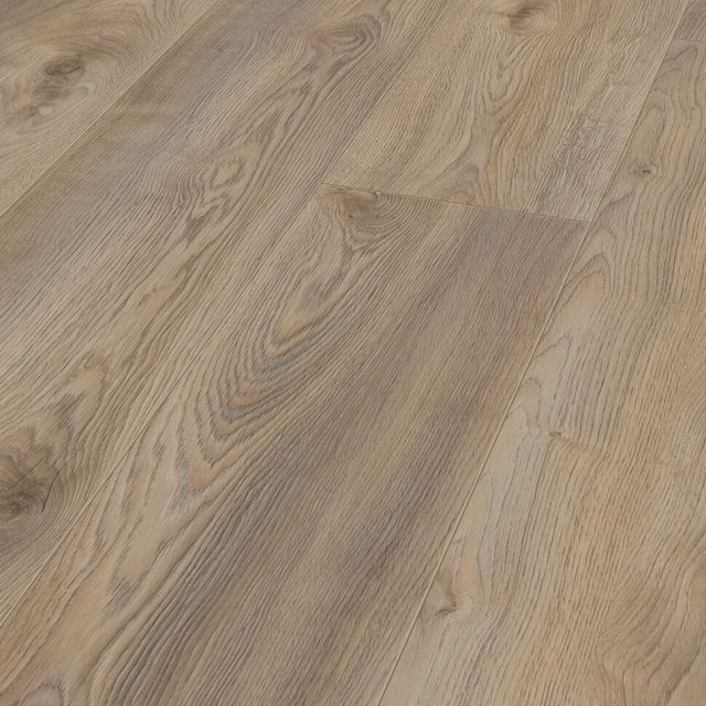Suelo Laminado Hidrófugo Ac5 10Mm Residence Macro Oak Beige 1018