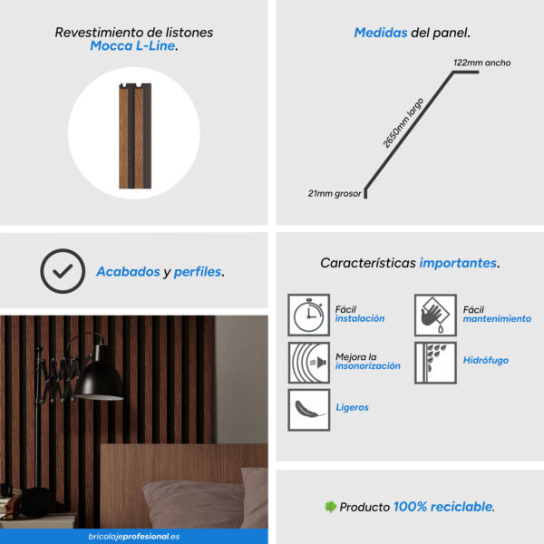 Características Del Linerio-L-Line-Mocca