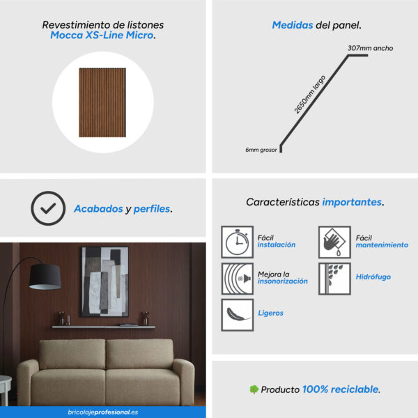 Caracteristicas Linerio Xs-Line Micro Mocca