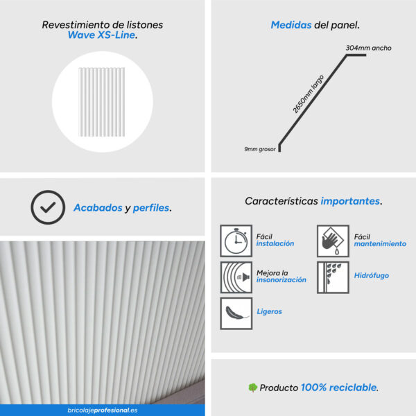 Características Linerio Xs-Line Wave