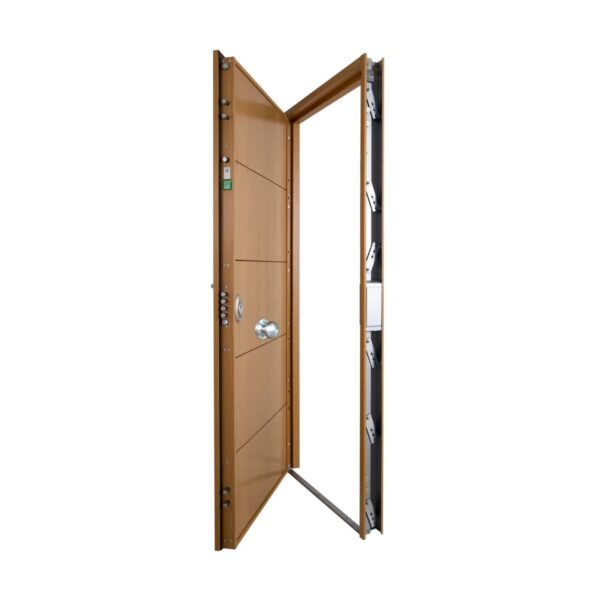 Puerta Acorazada Serie V Lucerna H500 Haya/Blanco - Imagen 3