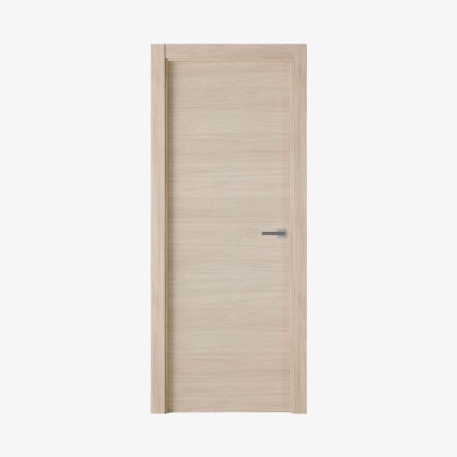 Puerta Laminada Roble Arena Perciber Sobre Fondo Blanco