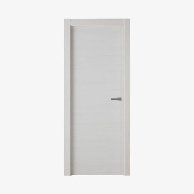 puerta laminada x1000 talcum en color blanco ceniza vista frontal