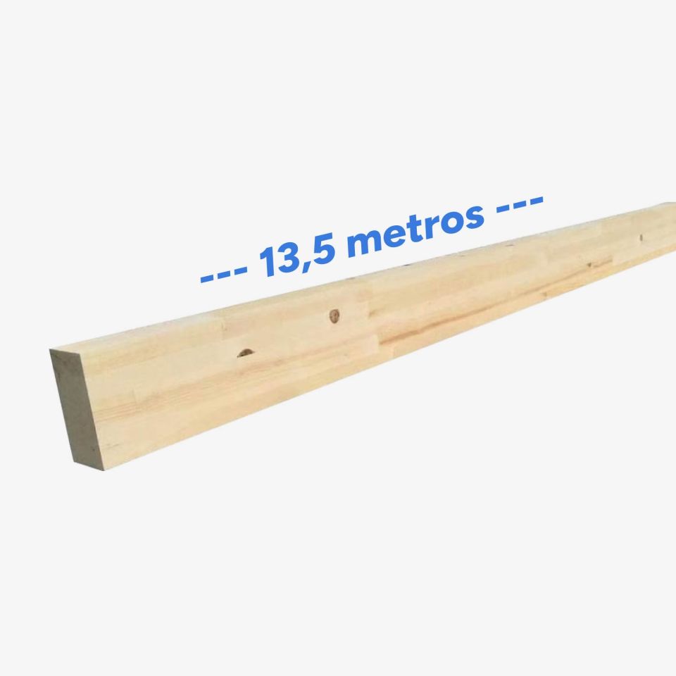 viga de madera 13,5 metros