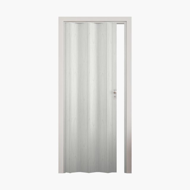 puerta plegable blanco veta