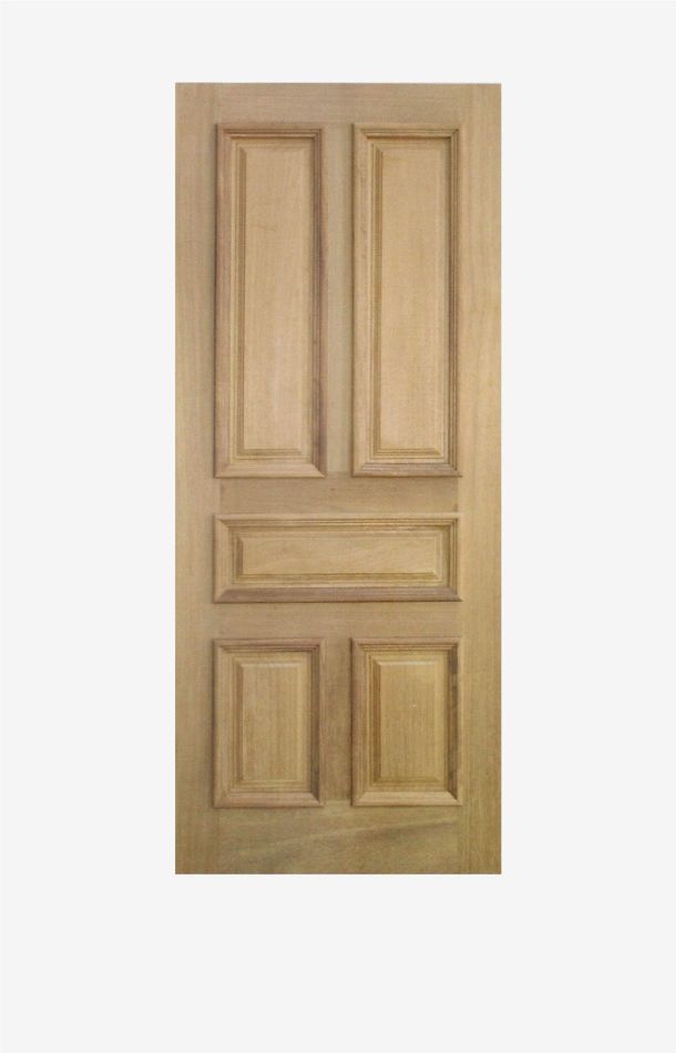 puerta de madera clasica para exterior