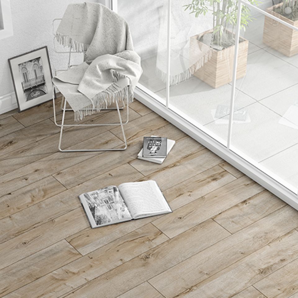 Suelo Laminado AC5 N-Line Roble antiguo 506 instalado en una habitación