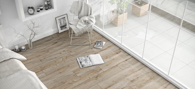 Suelo Laminado AC5 N-Line Roble antiguo 506 instalado en una habitación