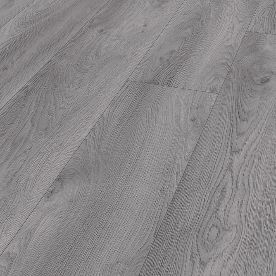 Suelo Laminado Hidrófugo AC5 10mm Residence Macro Oak Light Grey 1019
