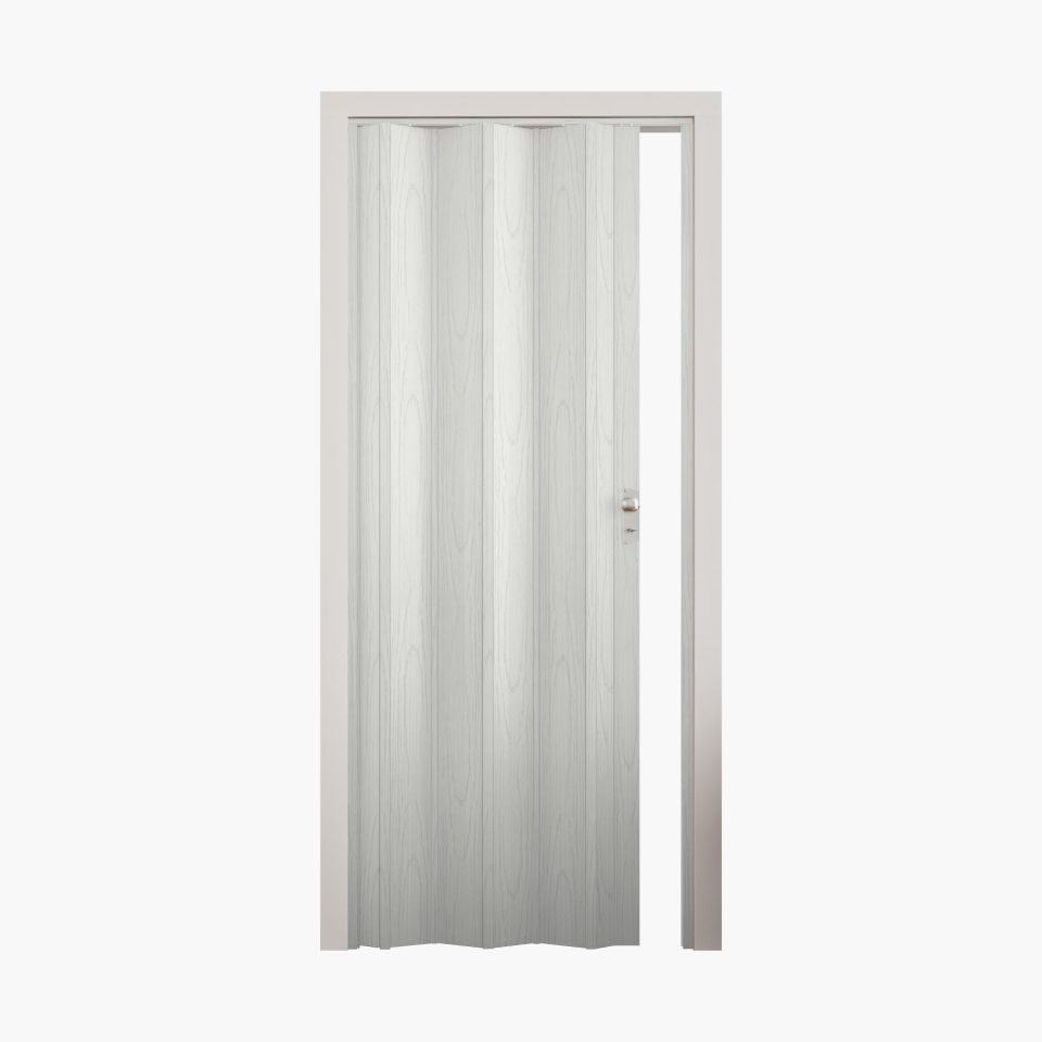 puerta plegable blanco veta