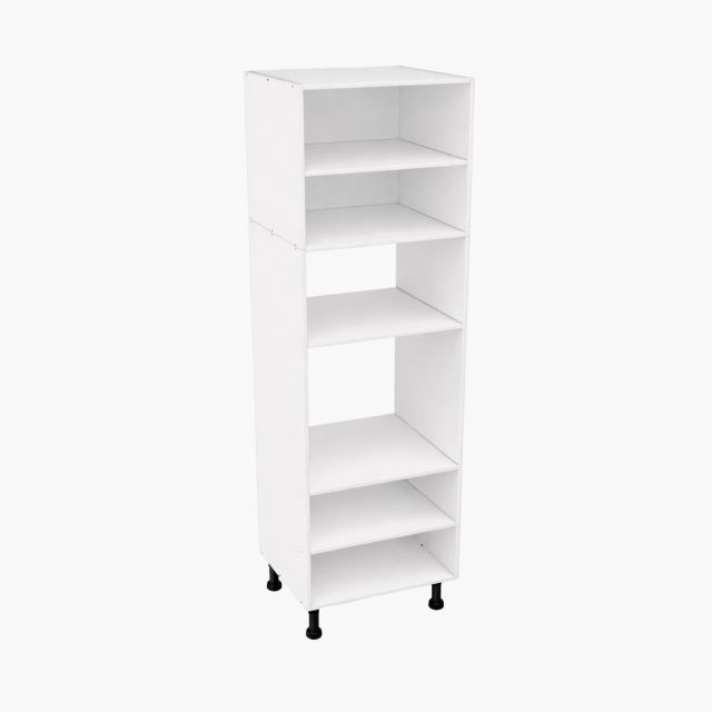 Mueble columna horno y microondas 200 cm en color blanco