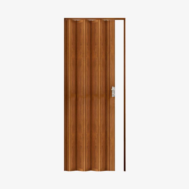 Puerta plegable pvc cerezo