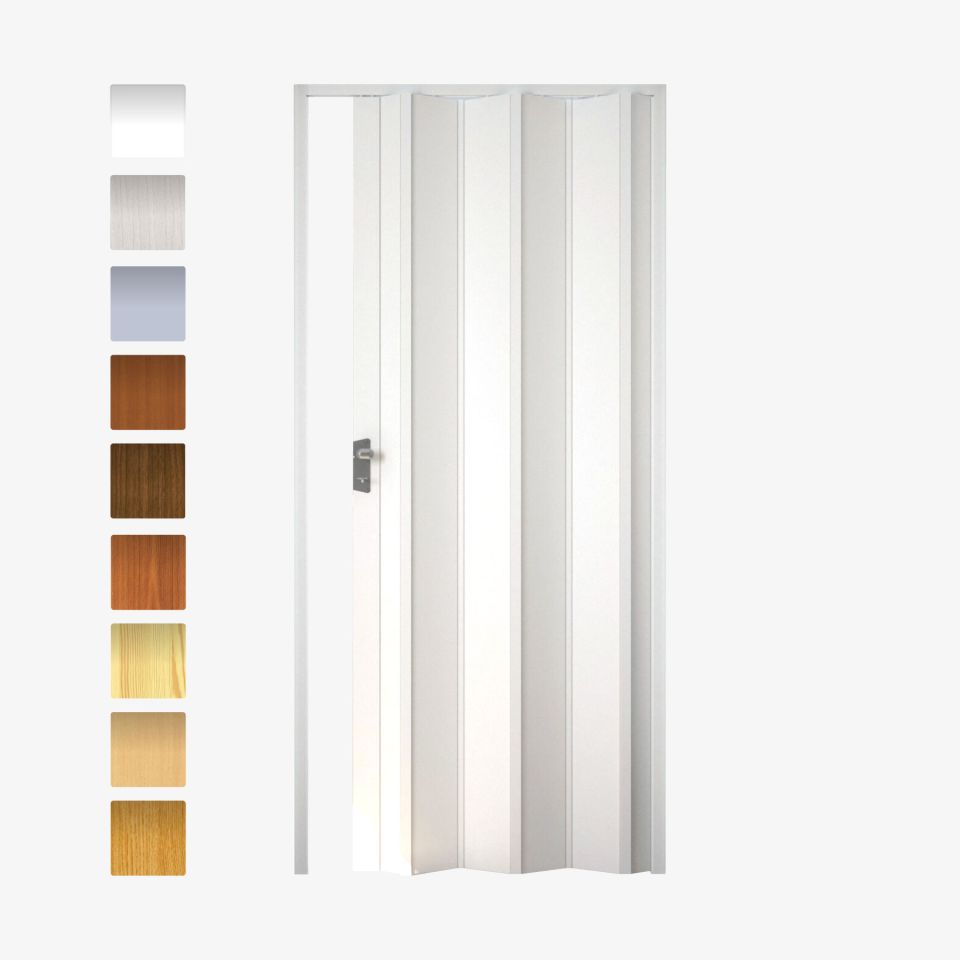 Puerta plegable PVC a medida (varios colores)